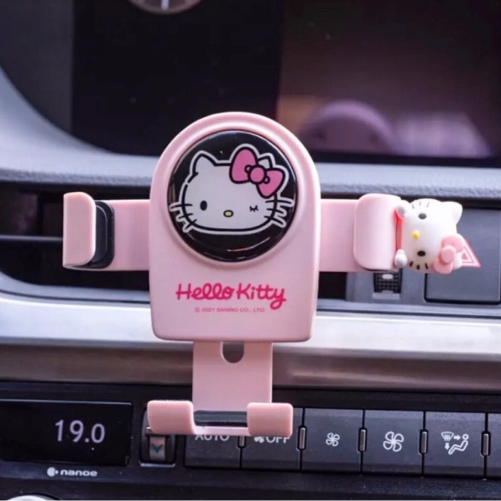 Hello Kitty Pink Car Vent Phone Holder